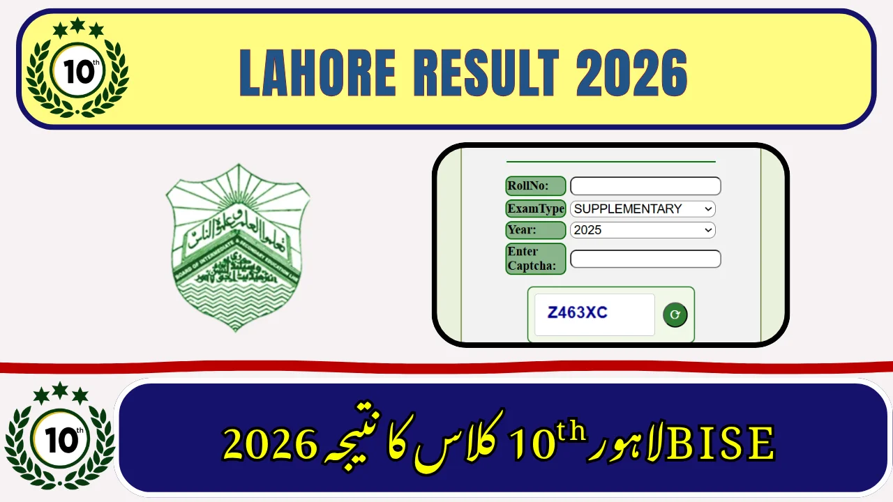 BISE Lahore matric result